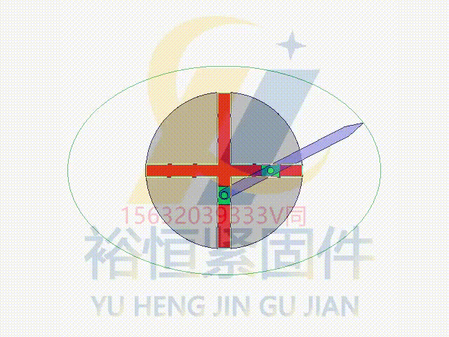 圖029 雙轉(zhuǎn)塊橢圓機構(gòu).gif